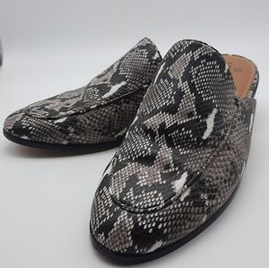 Susina Snake Print Mules Size 9.5